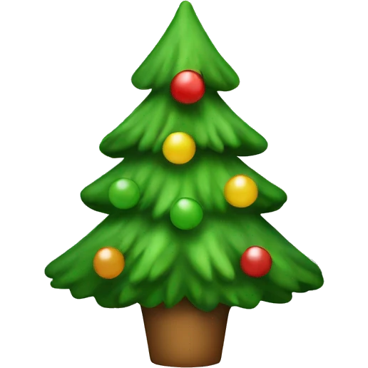 Christmas tree emoji