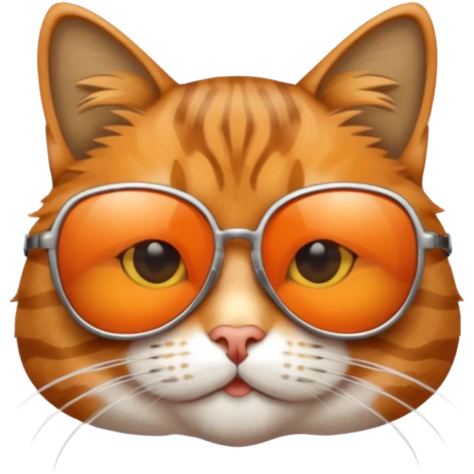 Cat wearing sunglasses emoji