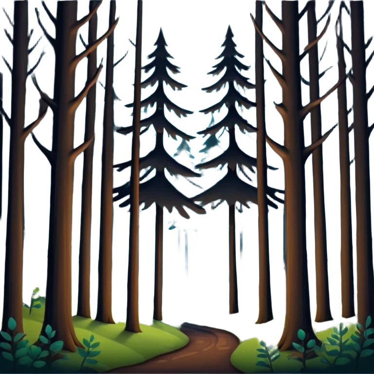 forest nigth emoji