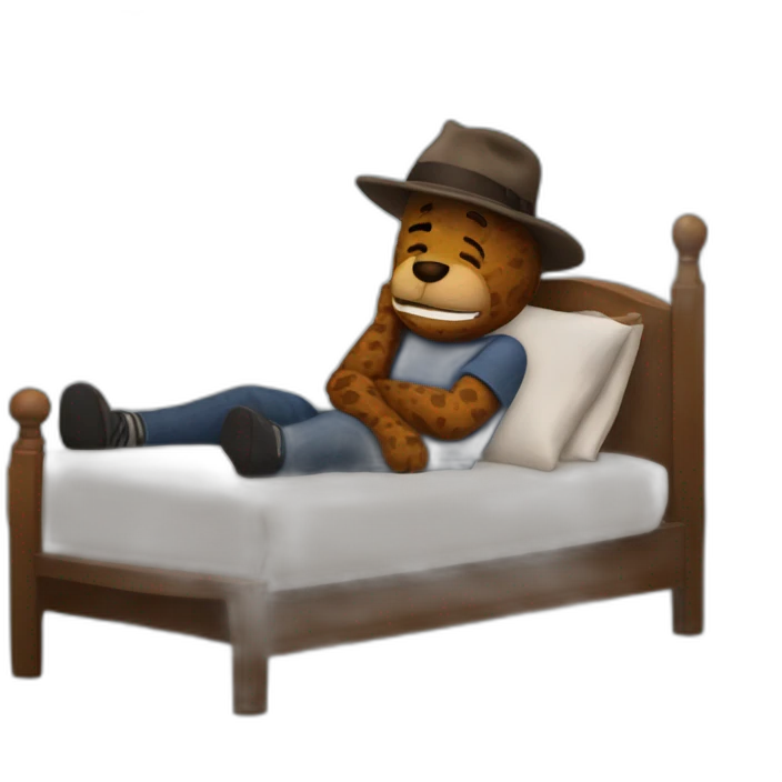 freddy entrain de dormir emoji