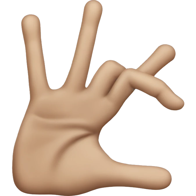 Hand finger 131 emoji