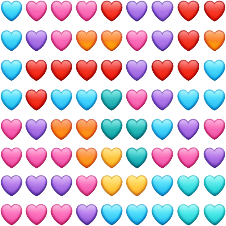🩷❤️🧡💛💜🤎🤍💙🩵💚🖤🩶 emoji