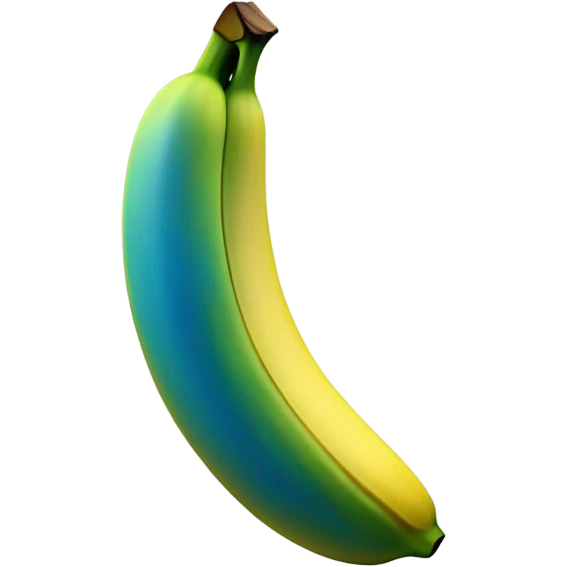 Blue banana emoji
