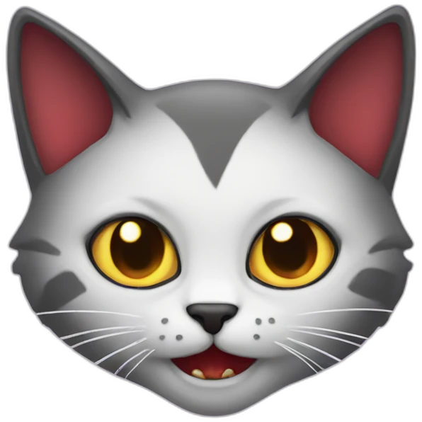 Vampire cat emoji