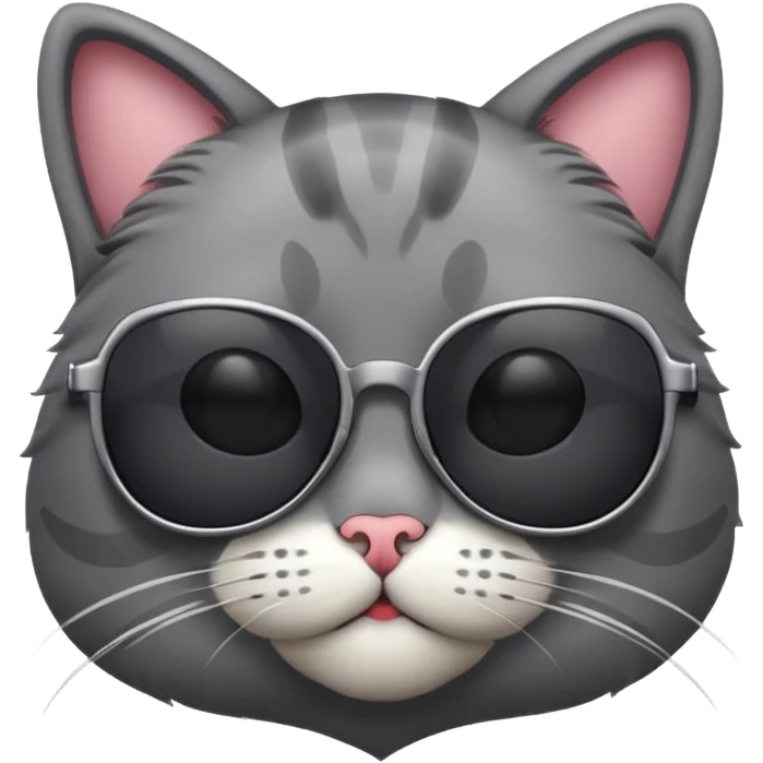 Cat wearing sunglasses emoji