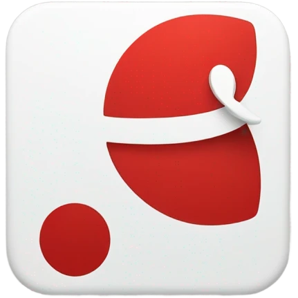 OpenTable Logo. A minimalistic red square emoji with rounded corners, featuring a white abstract circular design resembling a stylized 'O' with a small dot to the left. The design has a clean and modern look, suitable for a restaurant reservation or booking app. emoji