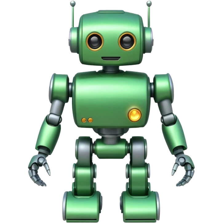Jet-arm green, Toy Robot. emoji
