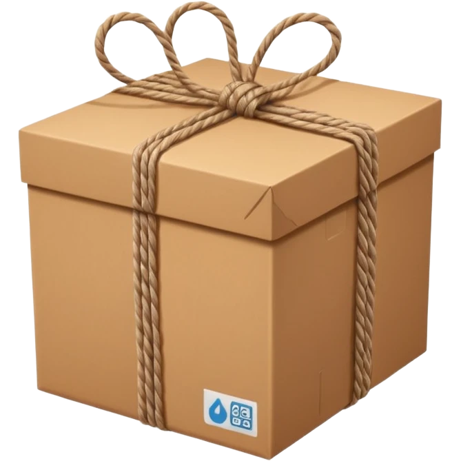 two hands giving box normal package emoji