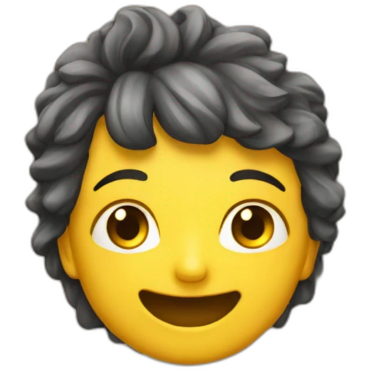 Emoji segurando telha ceramica emoji