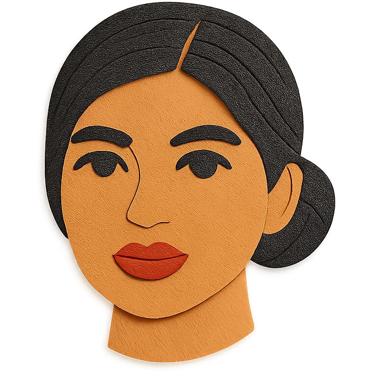 Kylie Jenner with a low bun emoji