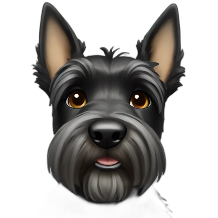 dog scottish terrier full body emoji