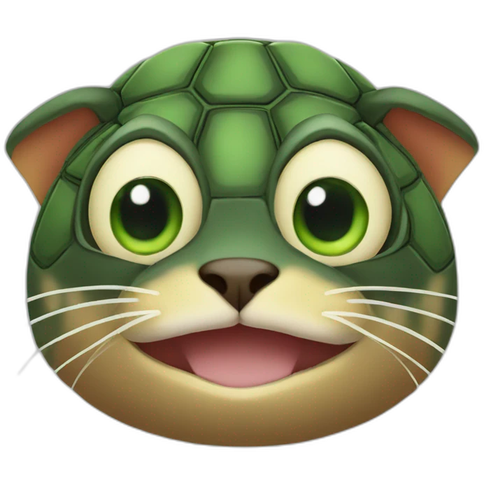 Cat turtle emoji