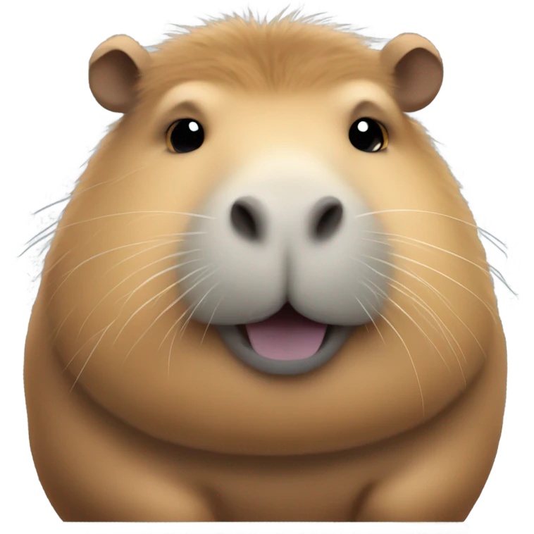 A fat capybara emoji