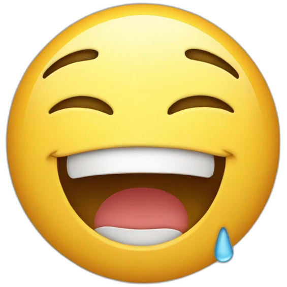 Laughing and crying  emoji