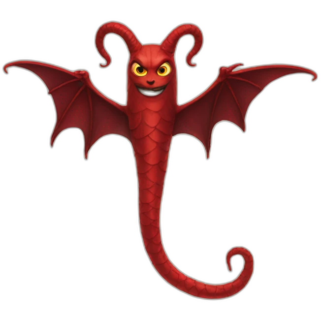 devil's tail emoji