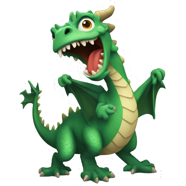 scared dragon emoji