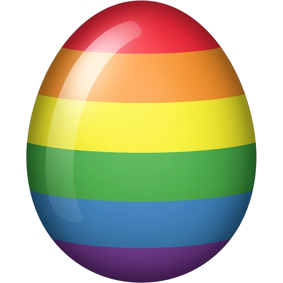 Rainbow the butterfly egg! emoji