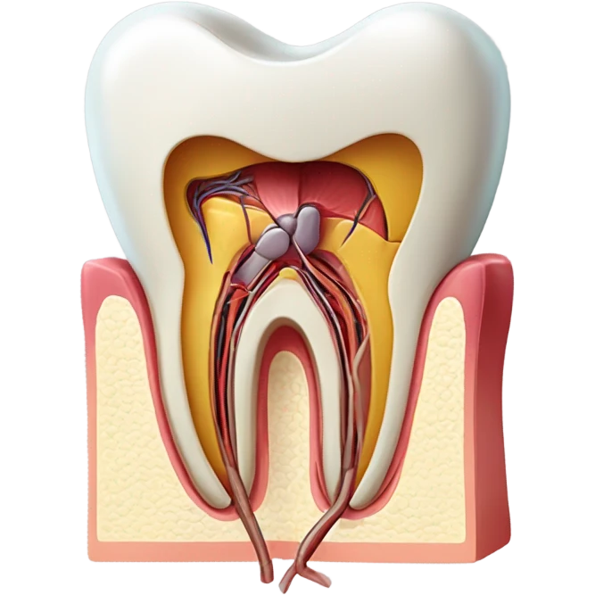 Cross section of a tooth  emoji
