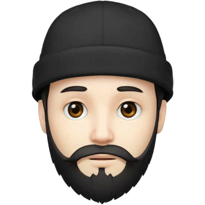 This emoji features an emo-style character with a beard and hat, capturing the emo aesthetic. emoji