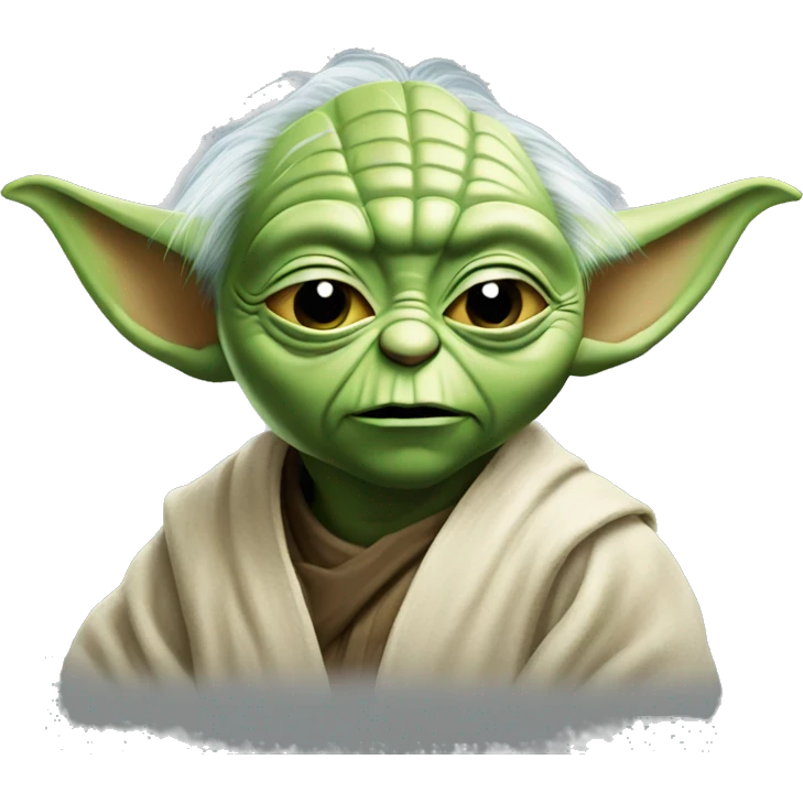 yoda winking emoji