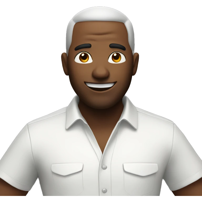 man saying hi emoji