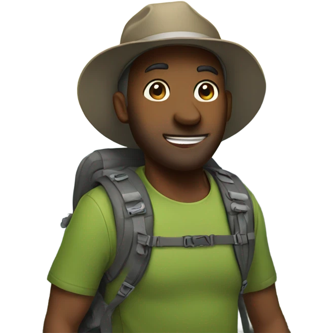 Hiking  emoji