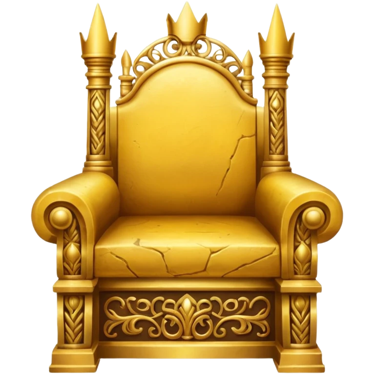 The throne of ancient kings in full majesty emoji