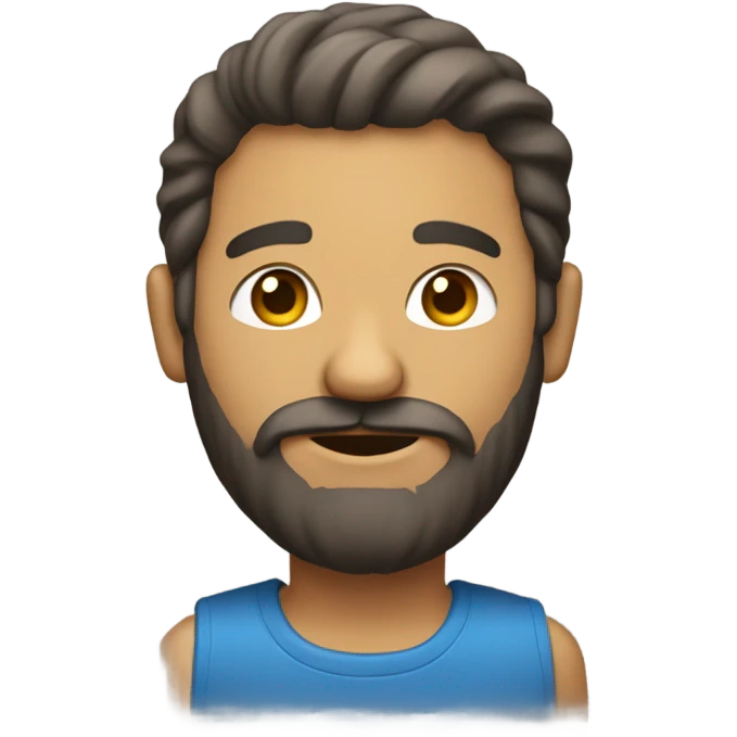 un hombre con barba y una gaita  emoji