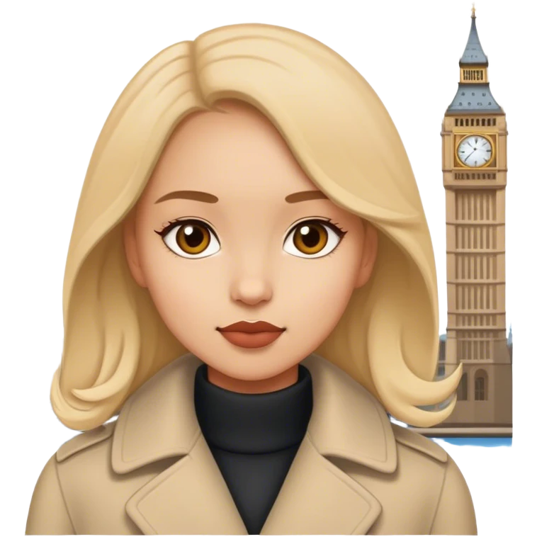 girl in London emoji