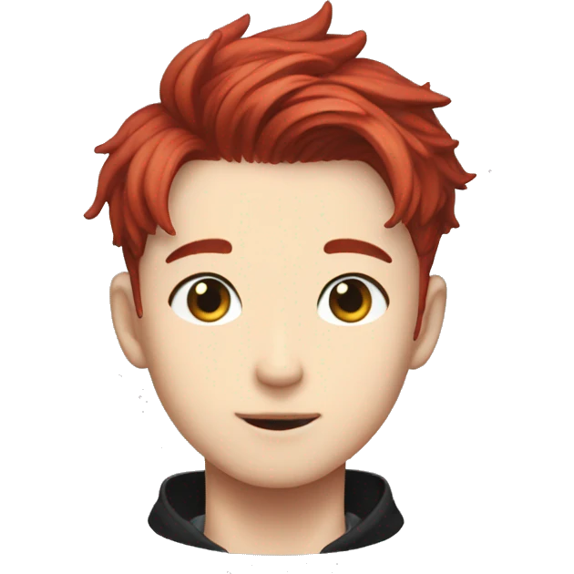 Stray Kids Felix red hair emoji