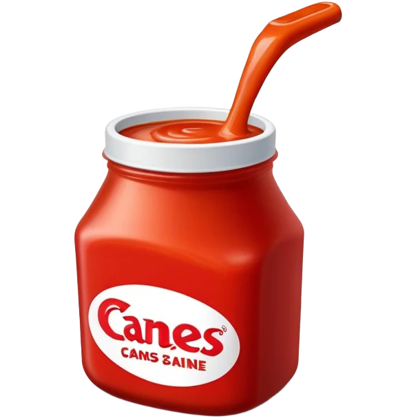 Raising Canes sauce container emoji