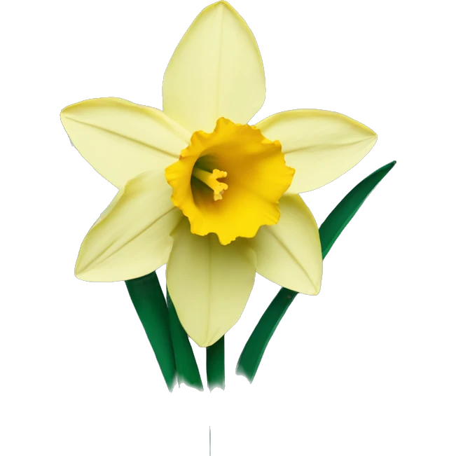 simple Daffodil emoji emoji