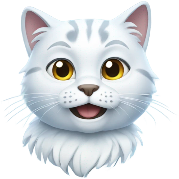 Cat frozen emoji