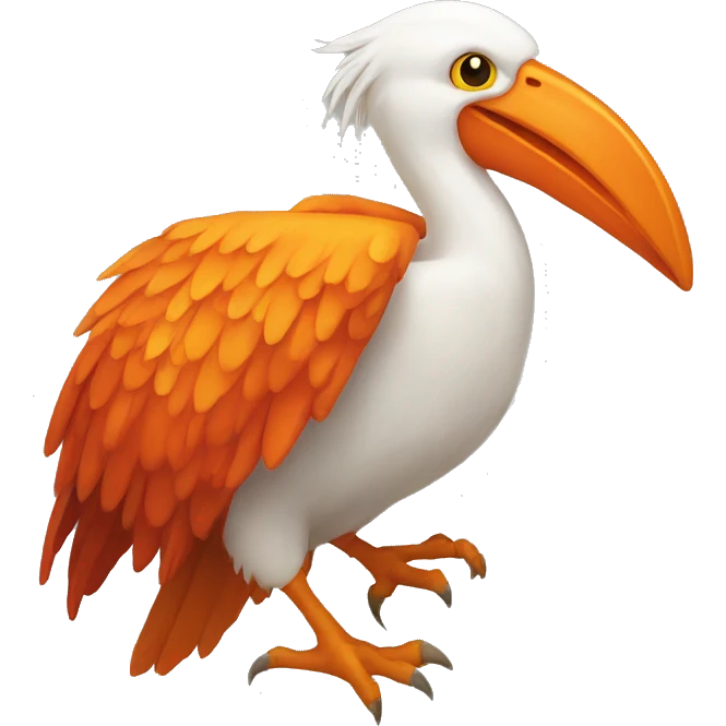 Phoenix + orange Pelican emoji