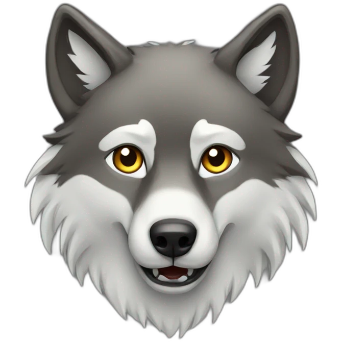Wolf emoji