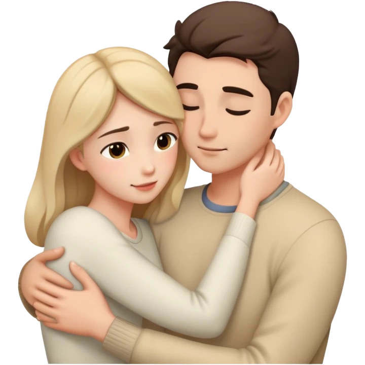 intimate moment between lovers emoji
