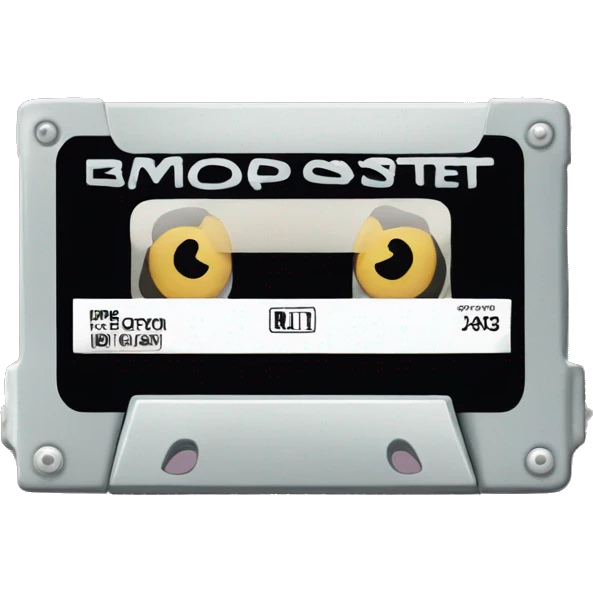 casette tape emoji
