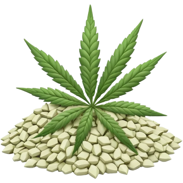 white color marijuana, no color emoji