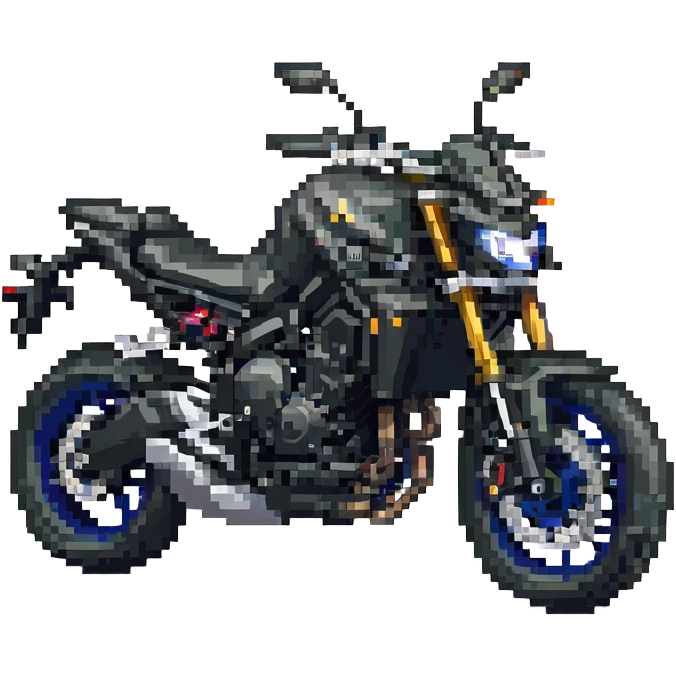 Yamaha MT09 motorcycle emoji