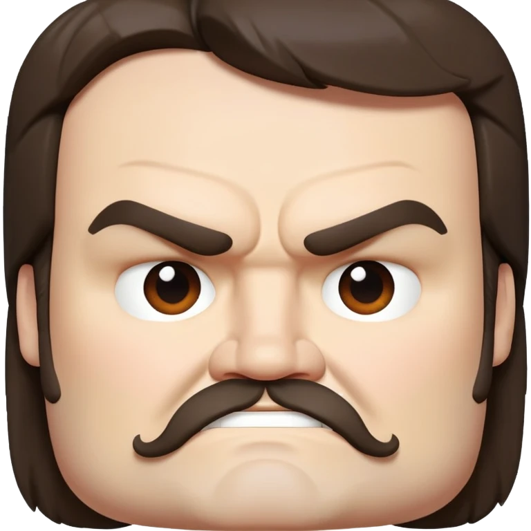 Jack Black at Steve from Minecraft emoji