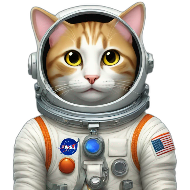 the cosmonaut cat emoji