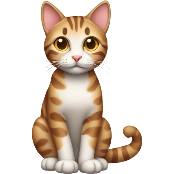 Tabby Cat Full Body emoji