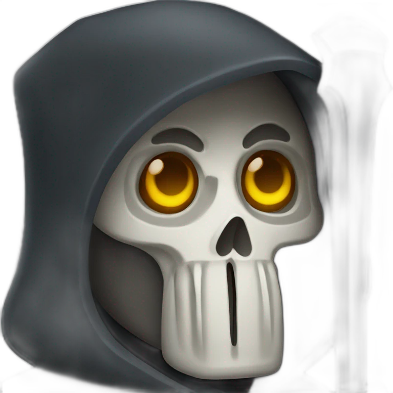 Dark Grim Reaper emoji