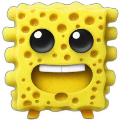 sponge with legs emoji