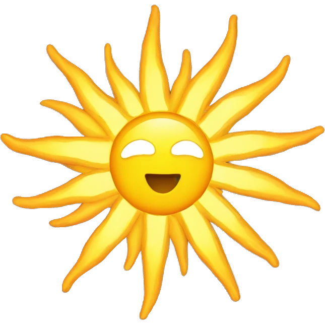 sun bullet emoji