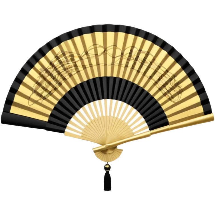 japanese hand fan glossy circuit emoji