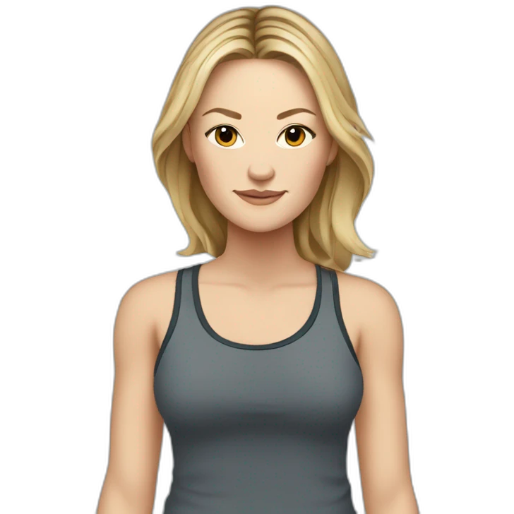 julia-stiles cartoon wearing tank top emoji