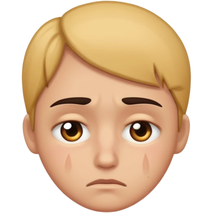 sad emoji with bruise under eye
no i would like skmilar to smiling face holding up tearsnot tears just bruise emoji