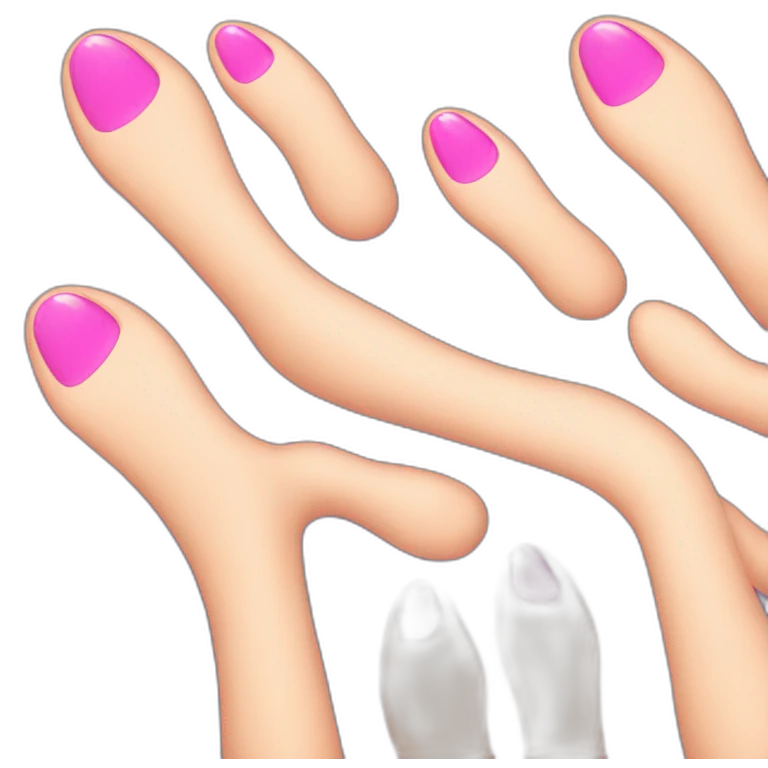 Feet with long nail claws emoji