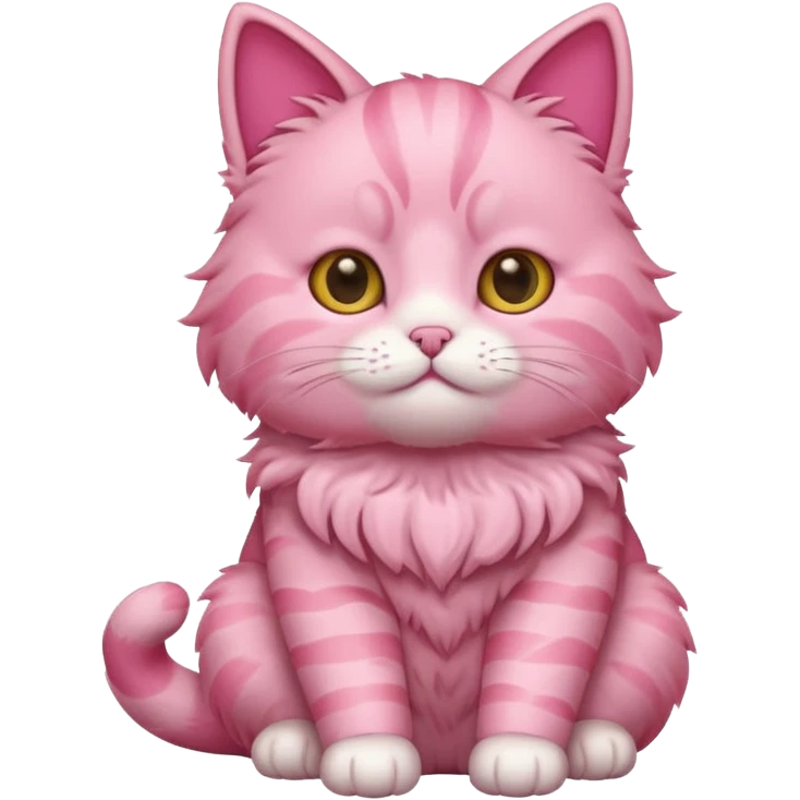 Pink cat emoji